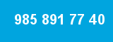 985 891 77 40 985 891 77 40